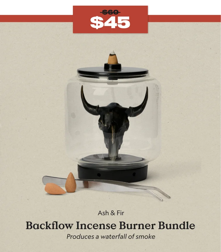 Backflow Incense Burner Bundle