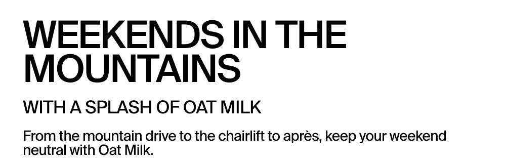 Shop Oat Milk