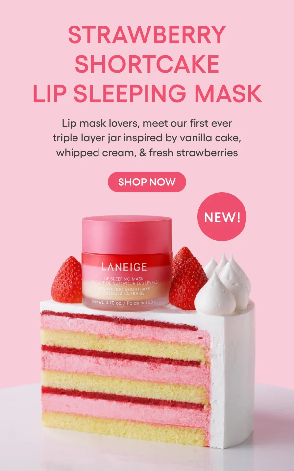 NEW strawberry shortcake lip sleeping mask