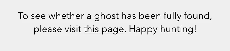Ghost claim status