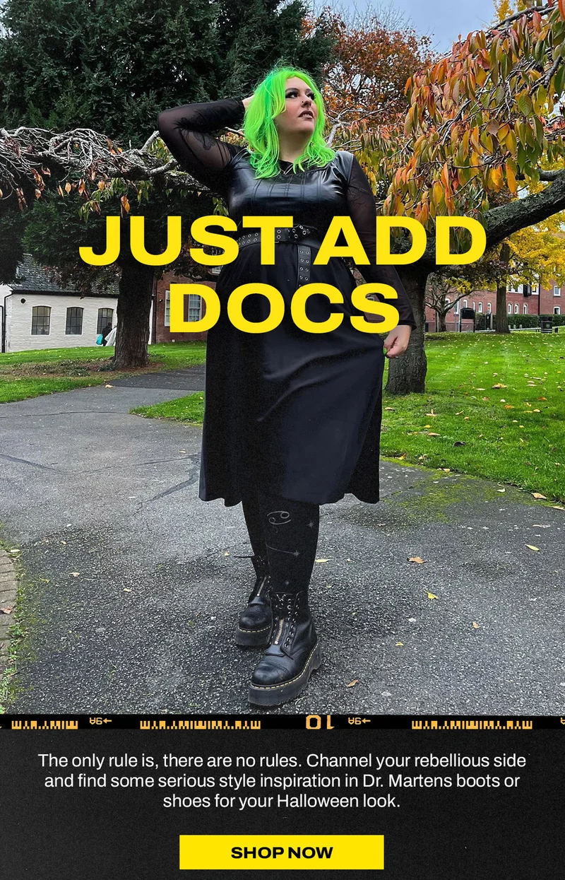 Find your Halloween look with Docs | Shop Now