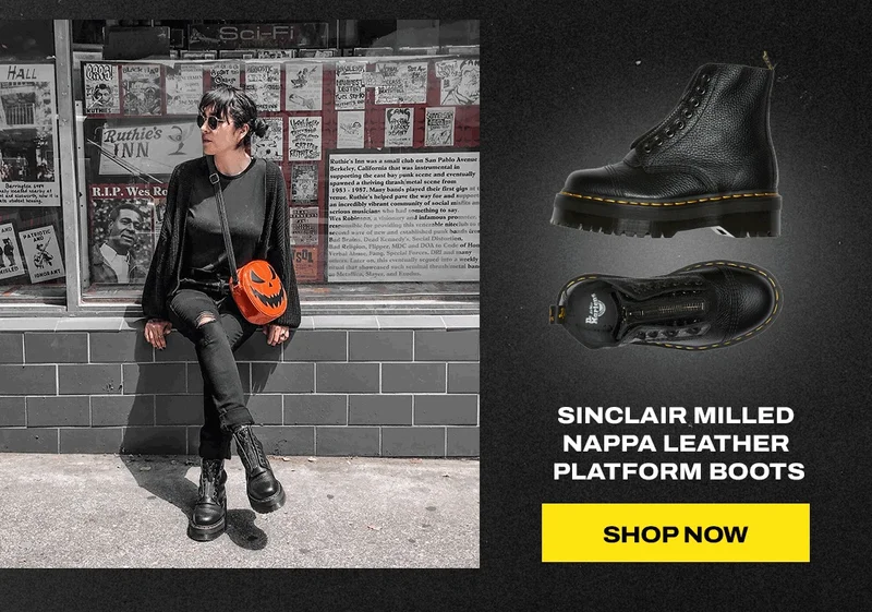 SINCALIR MILLED NAPPA LEATHER PLATFORM BOOTS