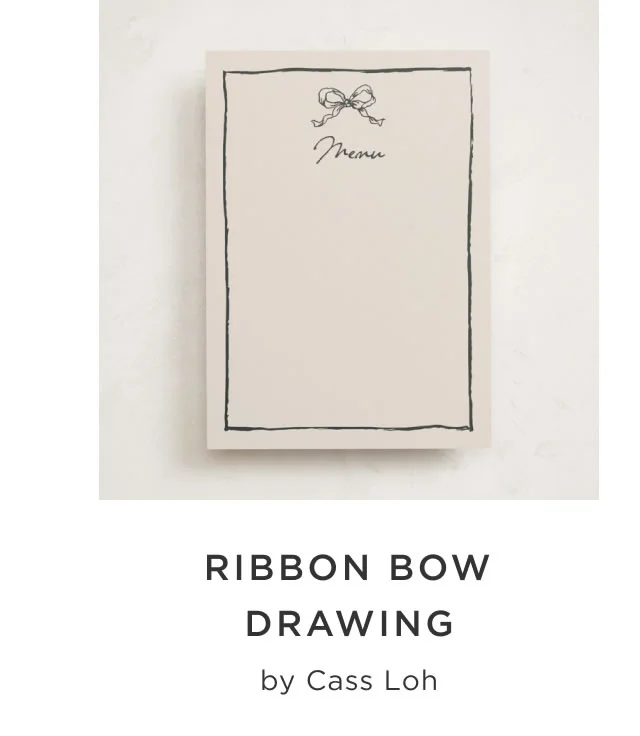 Ribbon Bow Drawing
