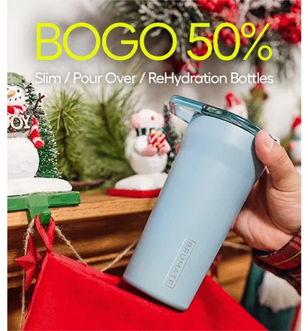 discount code 50% - Slim, Pour Over, Rehydration Bottles