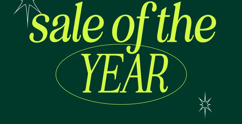 The BIGGEST sale of the YEAR