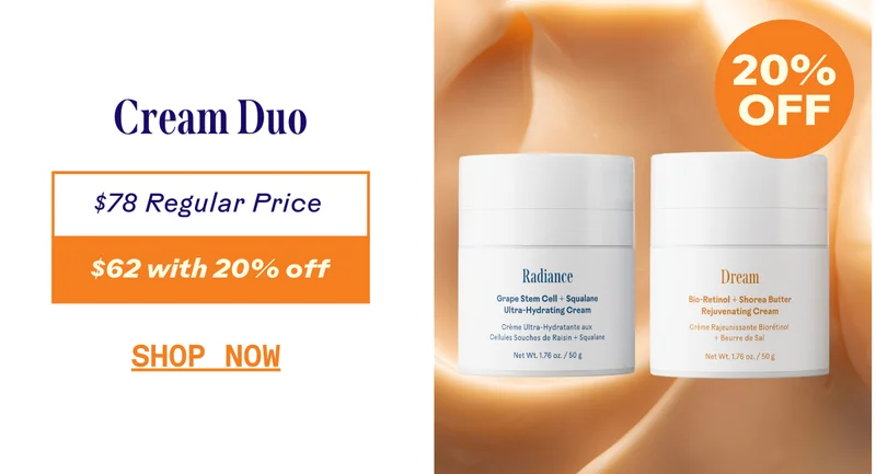 Cream Duo. Shop now.