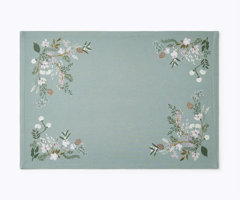 Image of Cotton Placemats - Juniper Forest