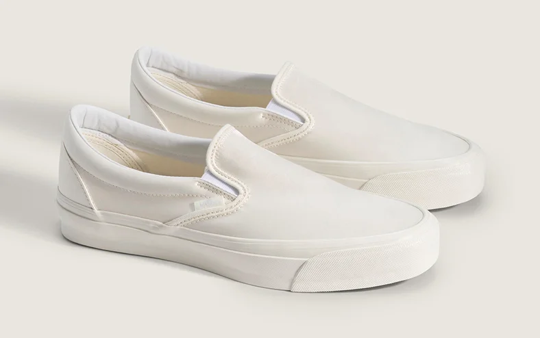 Egret White Premium Classic Slip-On Shoe