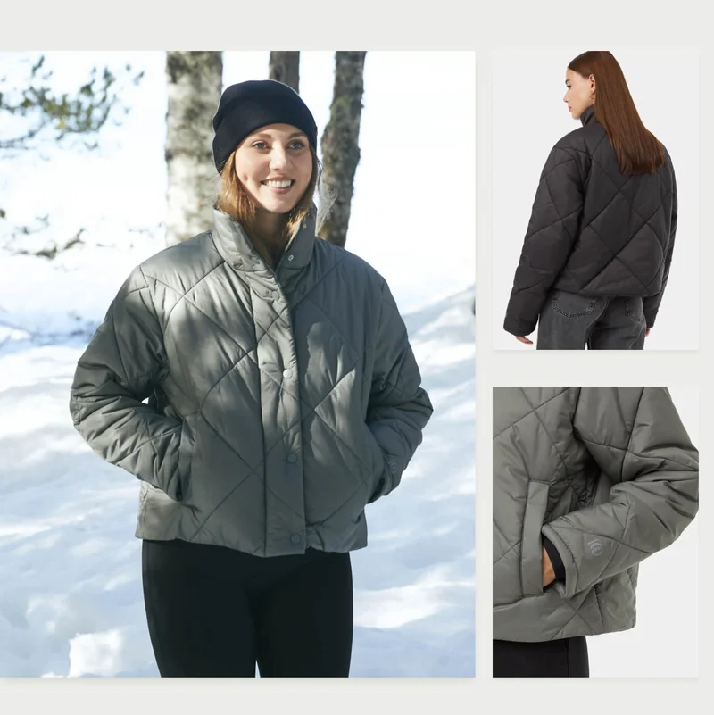 Cloud Shell Short Puffer