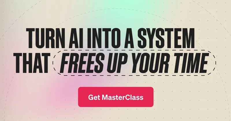 Turn AI into a system that frees up your time