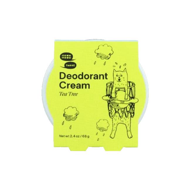A gif that switches back and forth between a tin of deodorant cream and a box of soap.