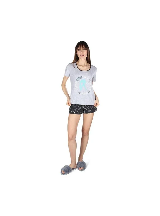 Memoi Zodiac T-Shirt & Short Pajama Set