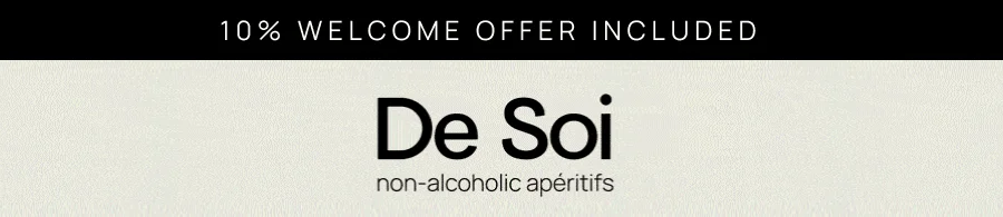 Image containing welcome banner and De Soi logo. Use code WELCOME10 for 10% off your first order.