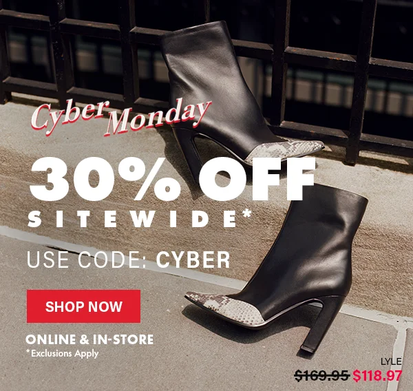 30% Off Sitewide Use Code: CYBER