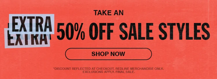 Extra 50% off sale