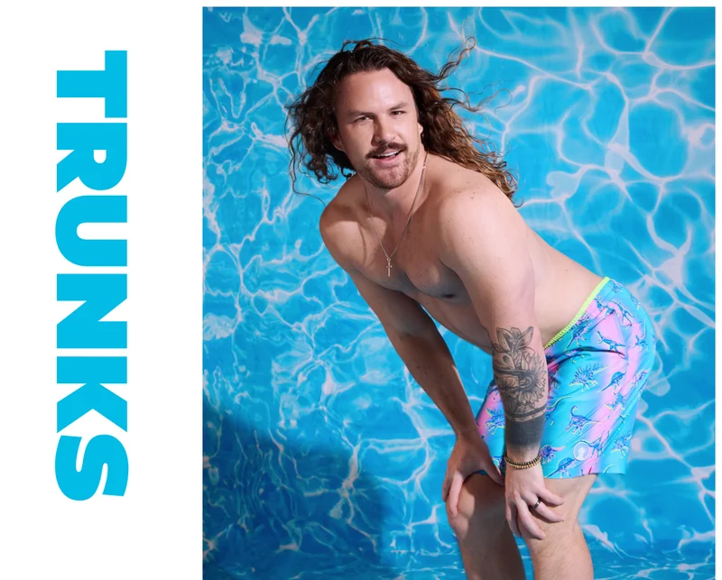 Classic Swim Trunk: The Dino Delights 5.5"