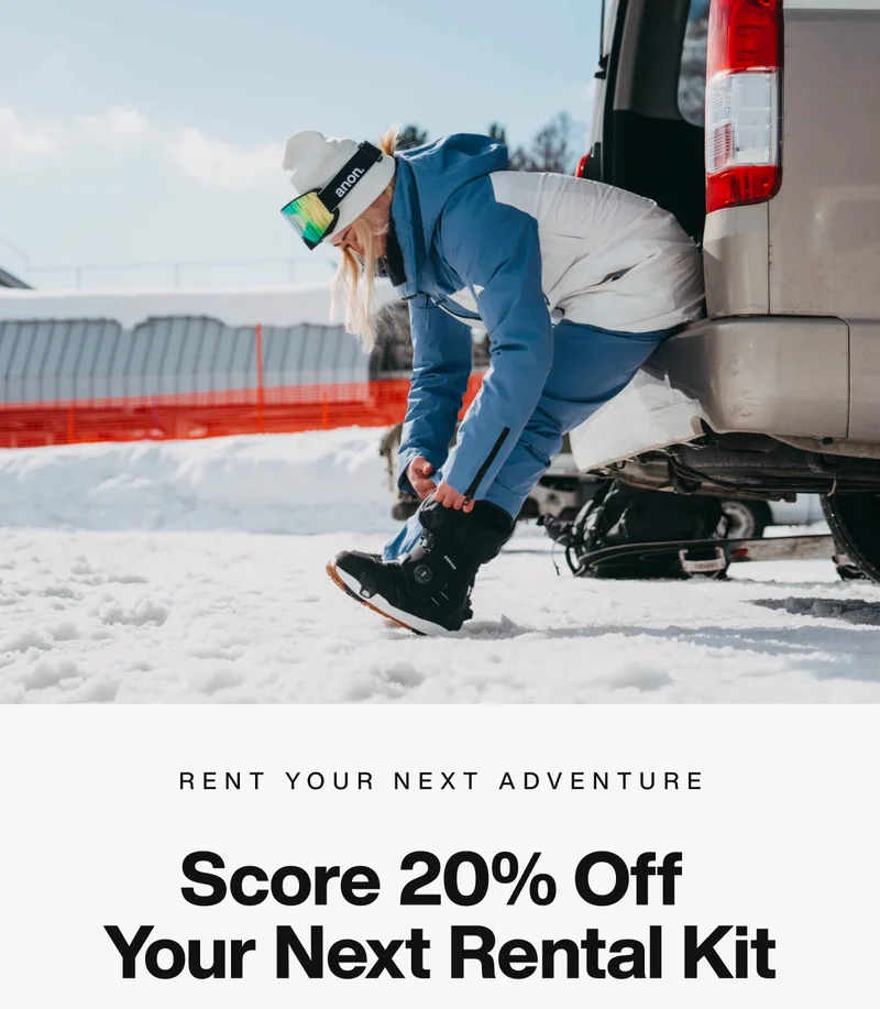 Rent Your Adventure - 20% Off