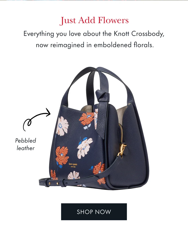 Everything you love about the Knott Crossbody, now reimagined in emboldened florals.