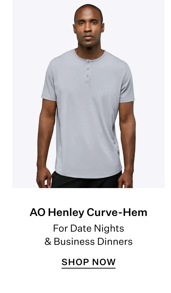 AO Henley Curve-Hem