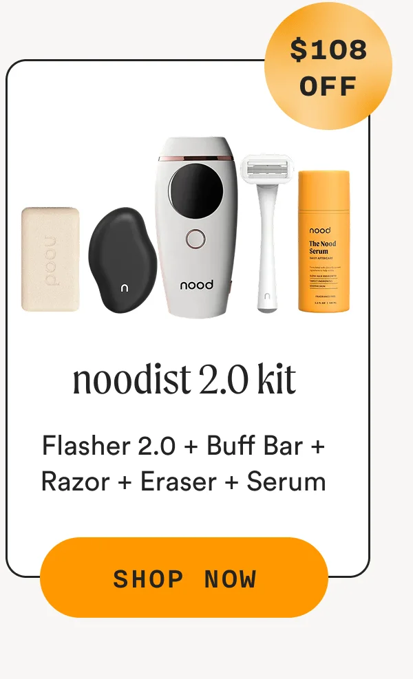 ($108 Off) - Noodist 2.0 Kit - Flasher 2.0 + Buff Bar + Razor + Eraser + Serum - SHOP NOW