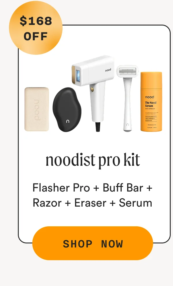 ($168 Off) - Noodist Pro Kit - Flasher Pro + Buff Bar + Razor + Eraser + Serum - SHOP NOW