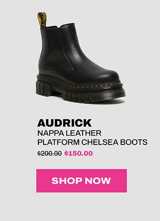 AUDRICK NAPPA LEATHER PLATFORM CHELSEA BOOTS