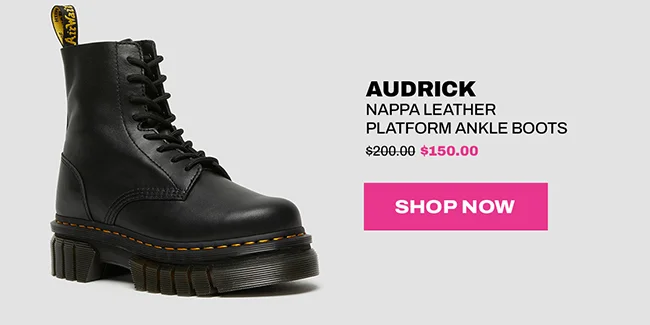 SAUDRICK NAPPA LEATHER PLATFORM ANKLE BOOTS