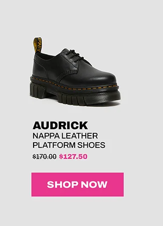 AUDRICK NAPPA LEATHER PLATFORM SHOES