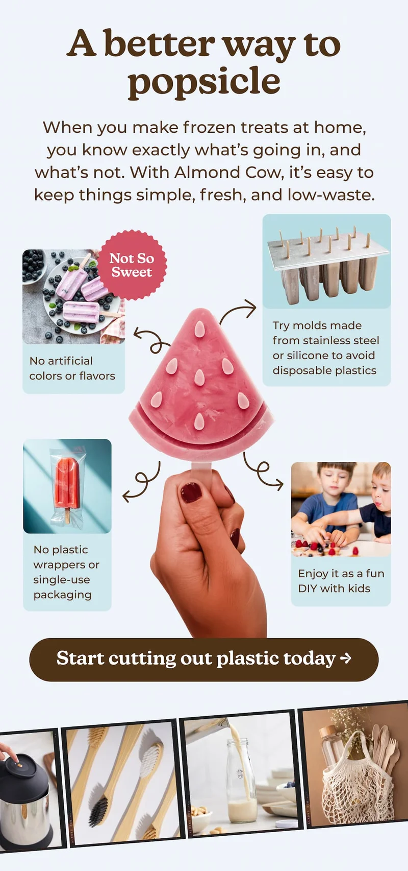 Start cutting out plastic today