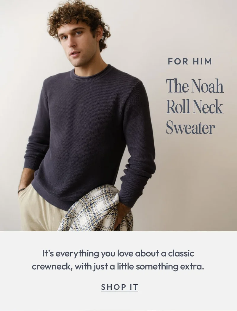 The Ritch Roll Neck Sweater