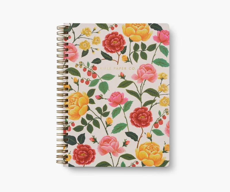 Image of Spiral Notebook - Roses