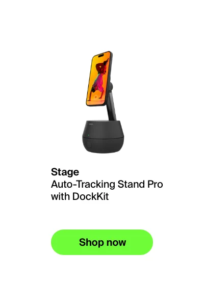 Stage Auto-Tracking Stand Pro with DockKit