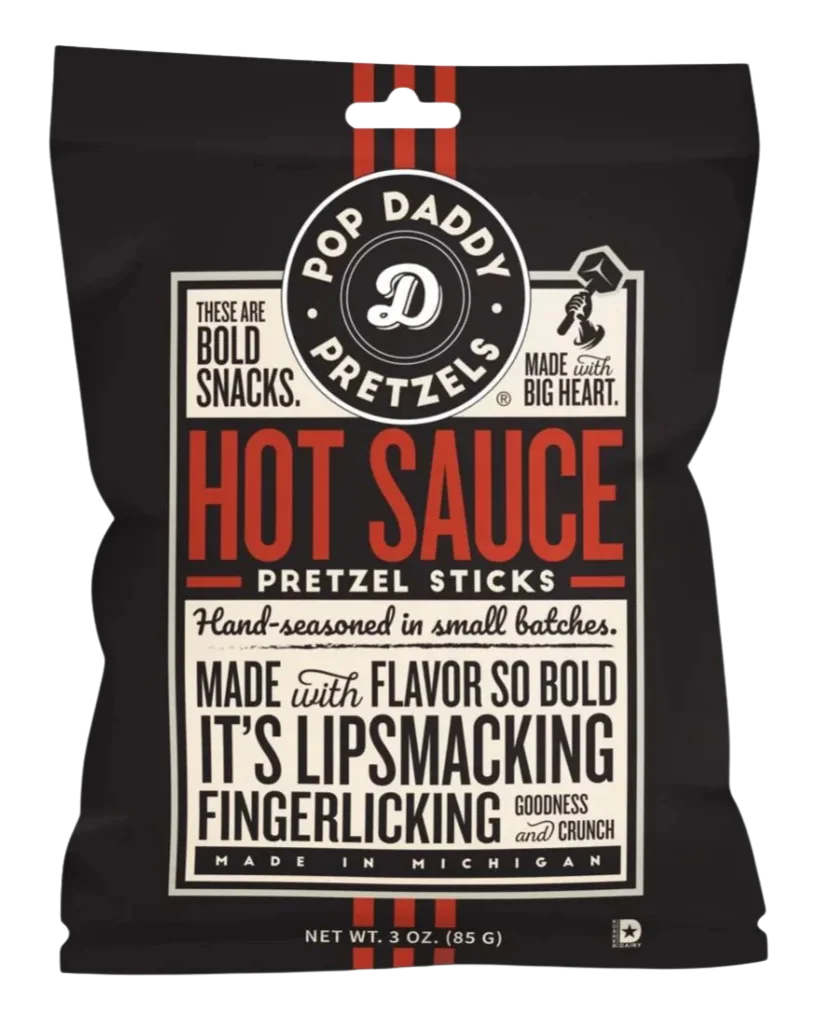 Image of Hot Sauce Pretzel Sticks