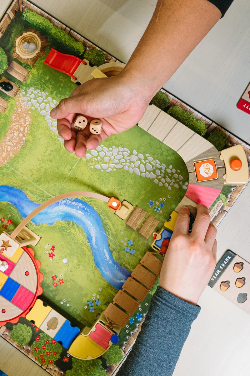 Game board of Operation Acorn