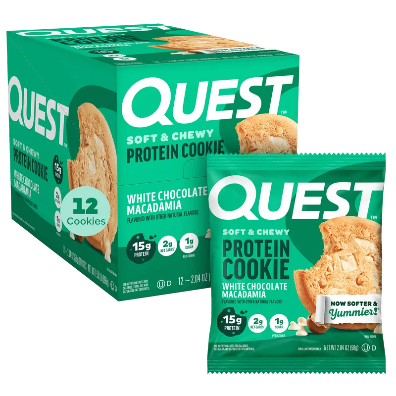 Image of White Chocolate Macadamia Protein Cookies
