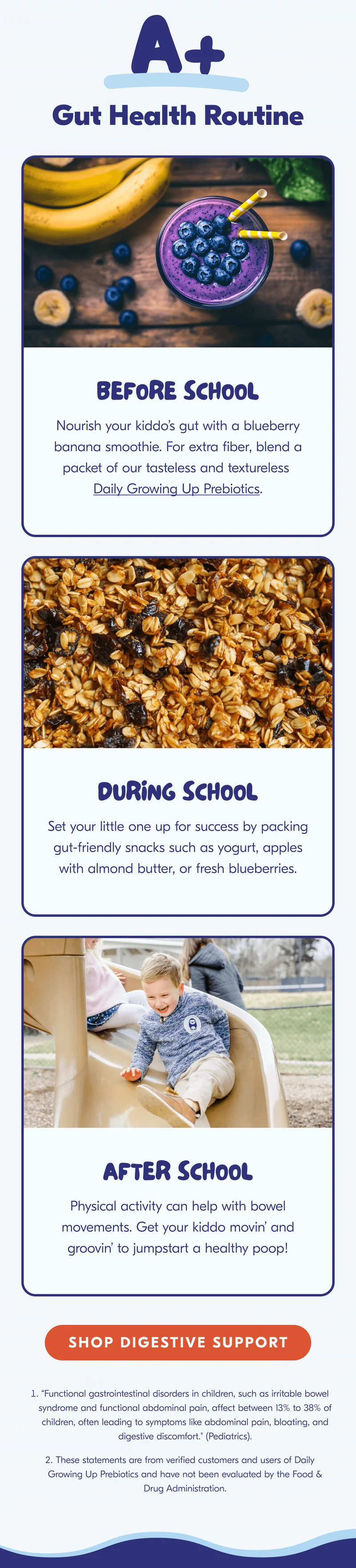 Here's a A+ Gut Health Routine
