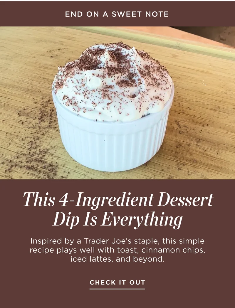 END ON A SWEET NOTE