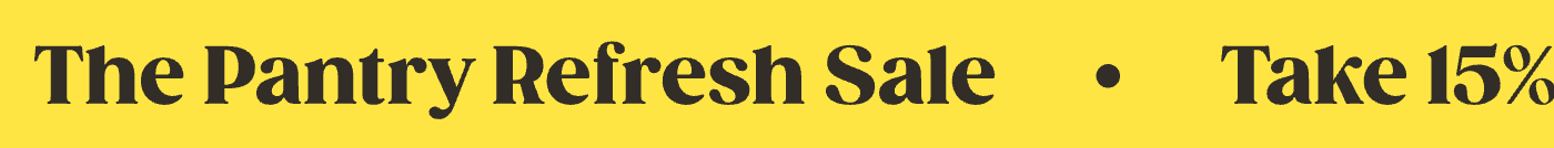 The Pantry Refresh Sale