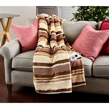 Kringle Express 50x70 Whimsical Heated Throw
