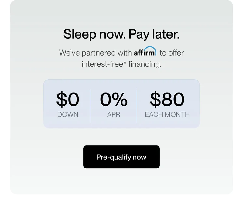 Sleep now. Pay later.