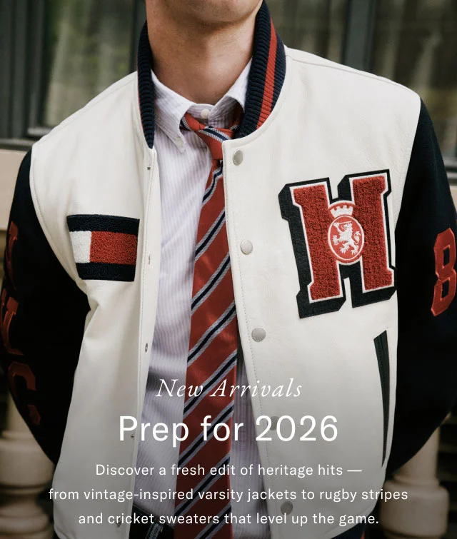 New Arrivals Prep for 2026 Discover a fresh edit of heritage hits - from vintage-inspired varsity jackets to rugby stripes and cricket sweaters that level up the game.