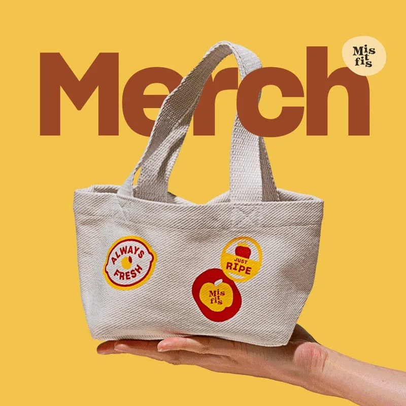 Misfits Market Tote Bag and Hats