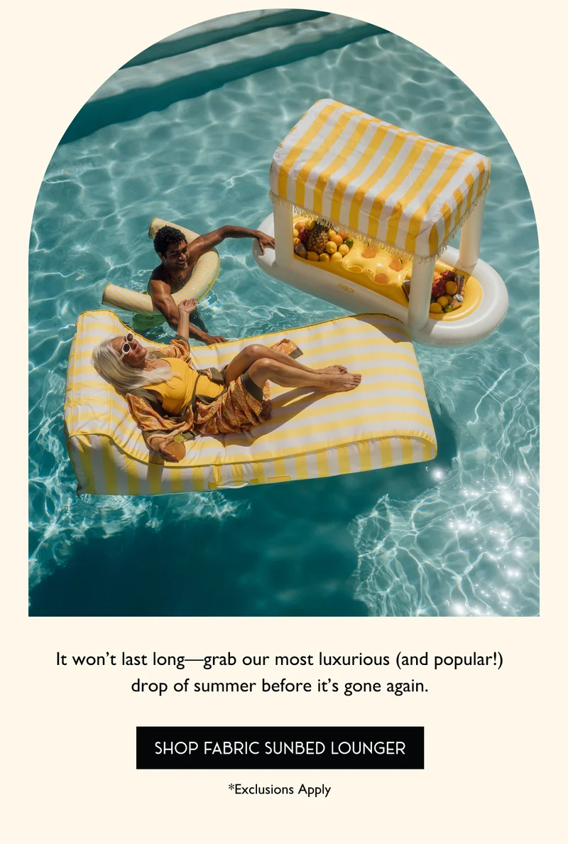 Shop Fabric Sunbed Lounger