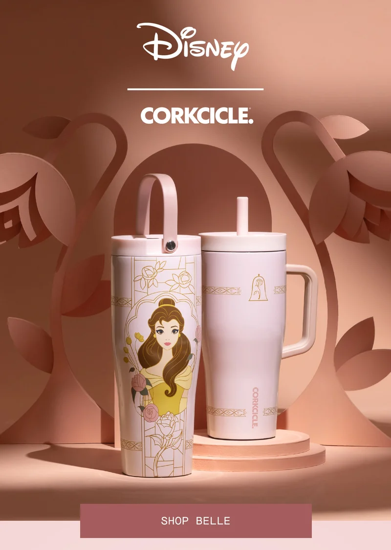 NEW Disney's Belle inspired drinkware