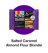 Salted Caramel Almond Flour Blondie