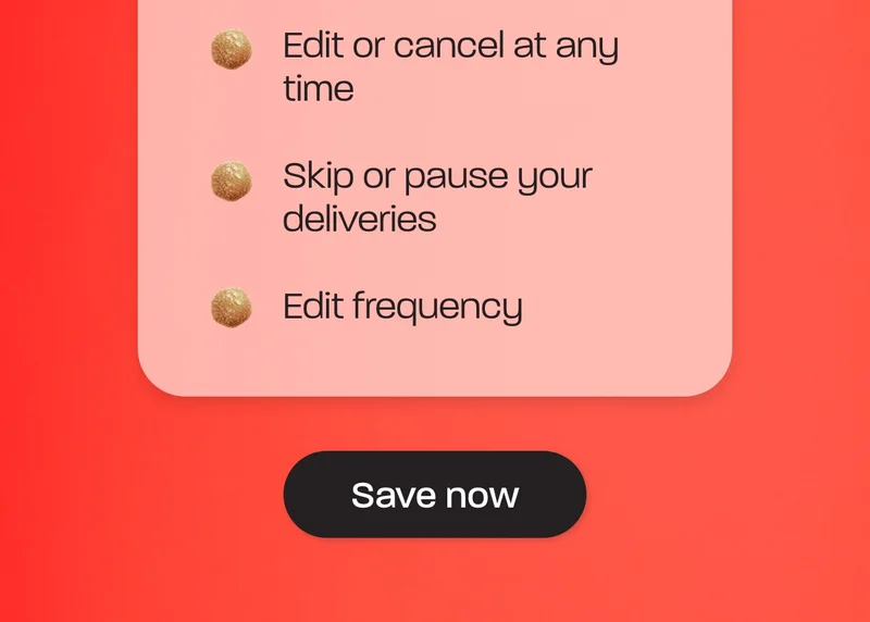 Save now