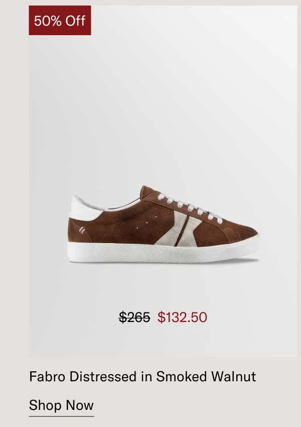 50% Off- Fabro Distressed in Smoke Walnut- Shop Now
