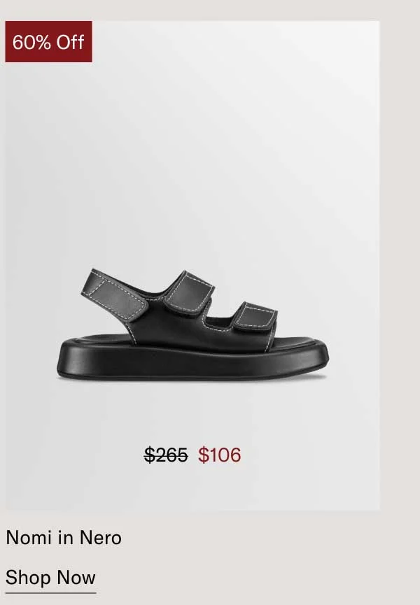 60% off. Nomi in Nero-Shop Now