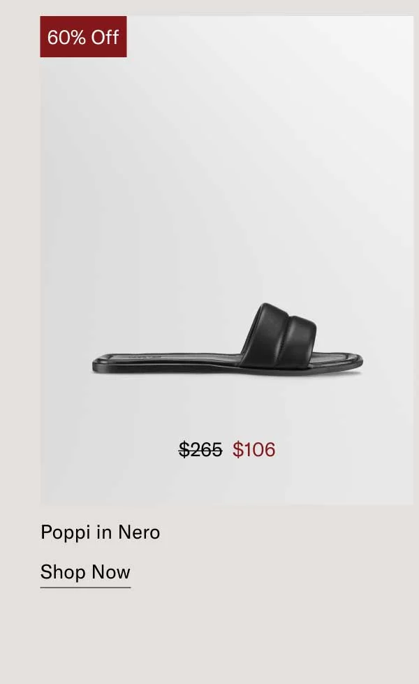 60% off. Poppi in Nero-Shop Now