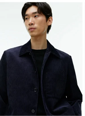 Corduroy jacket Blue